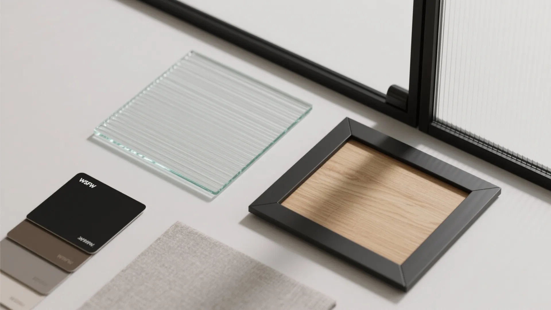 3) Ribbed, reeded, or frosted glass: privacy without darkness