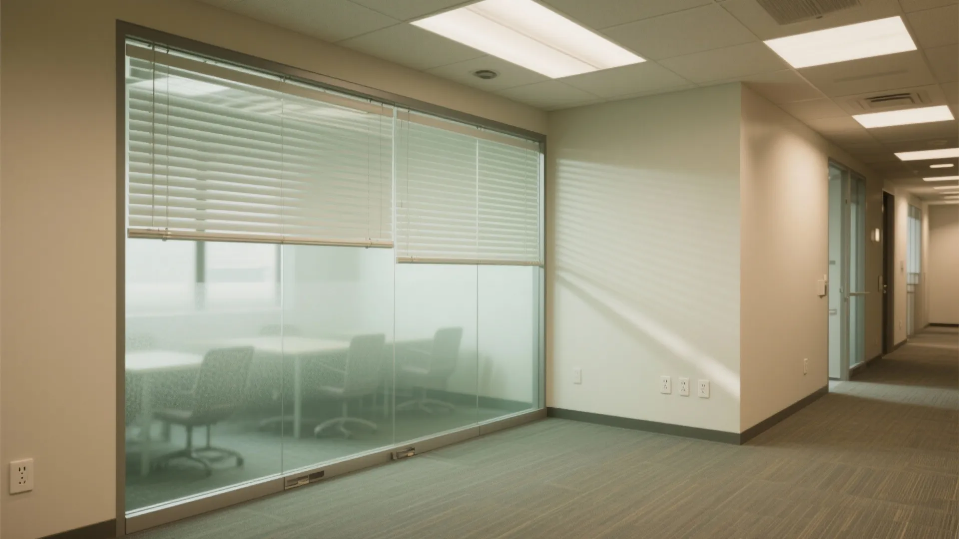 Privacy without isolation: glass, blinds, and sightlines