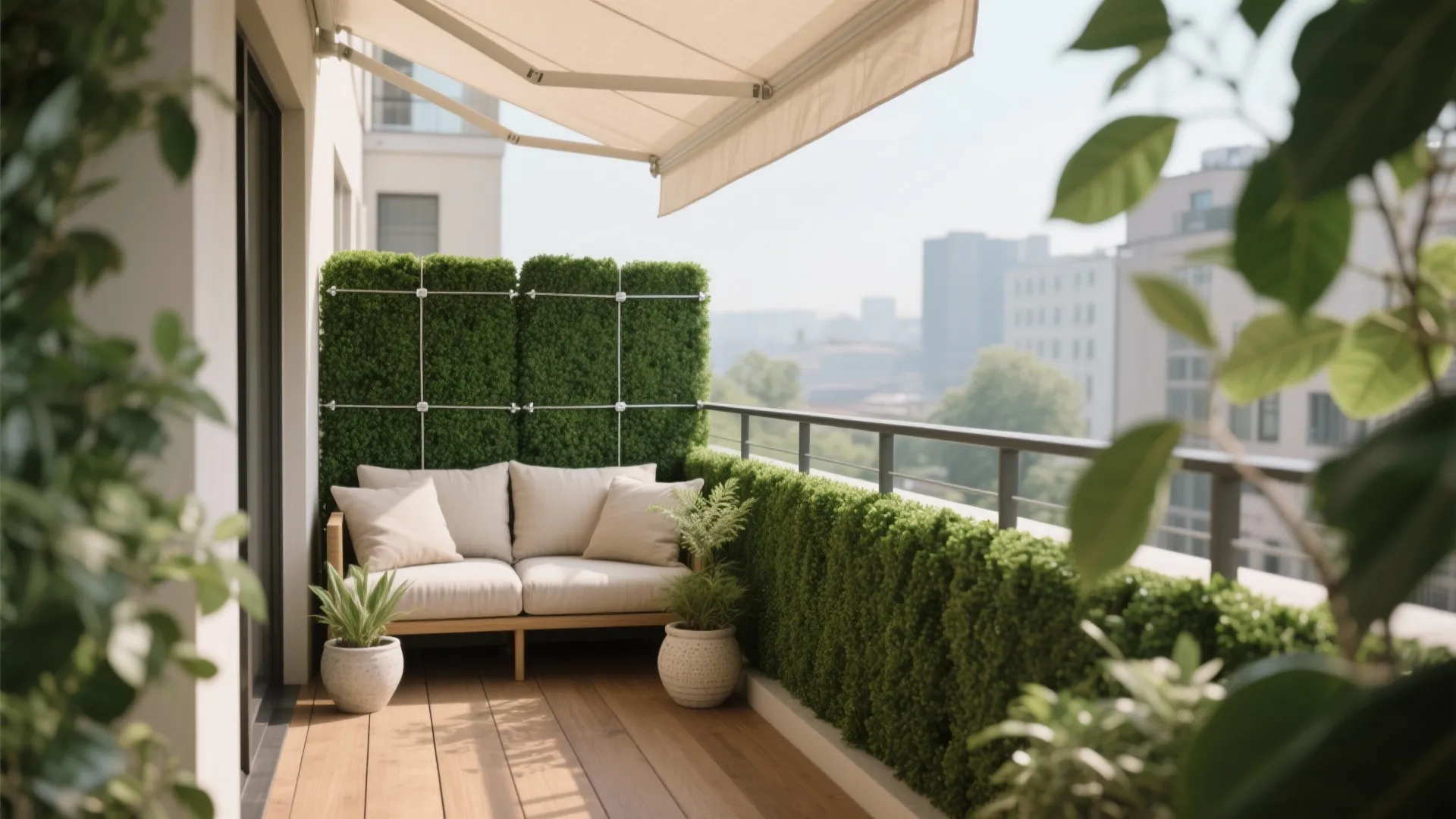 Privacy Screens and UV Hedges for Calm