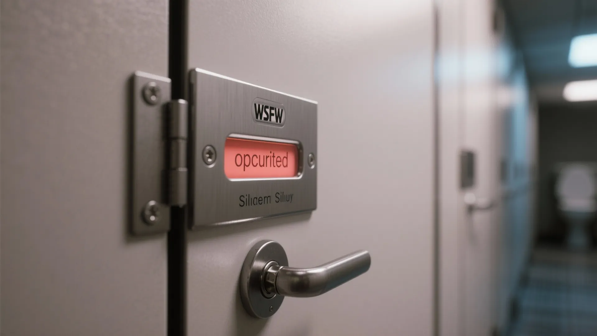 3. Privacy indicators and secure occupancy bolts