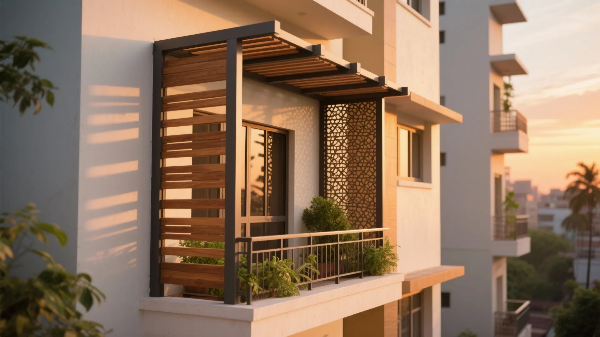 Privacy Jaali Pergola for Urban Homes