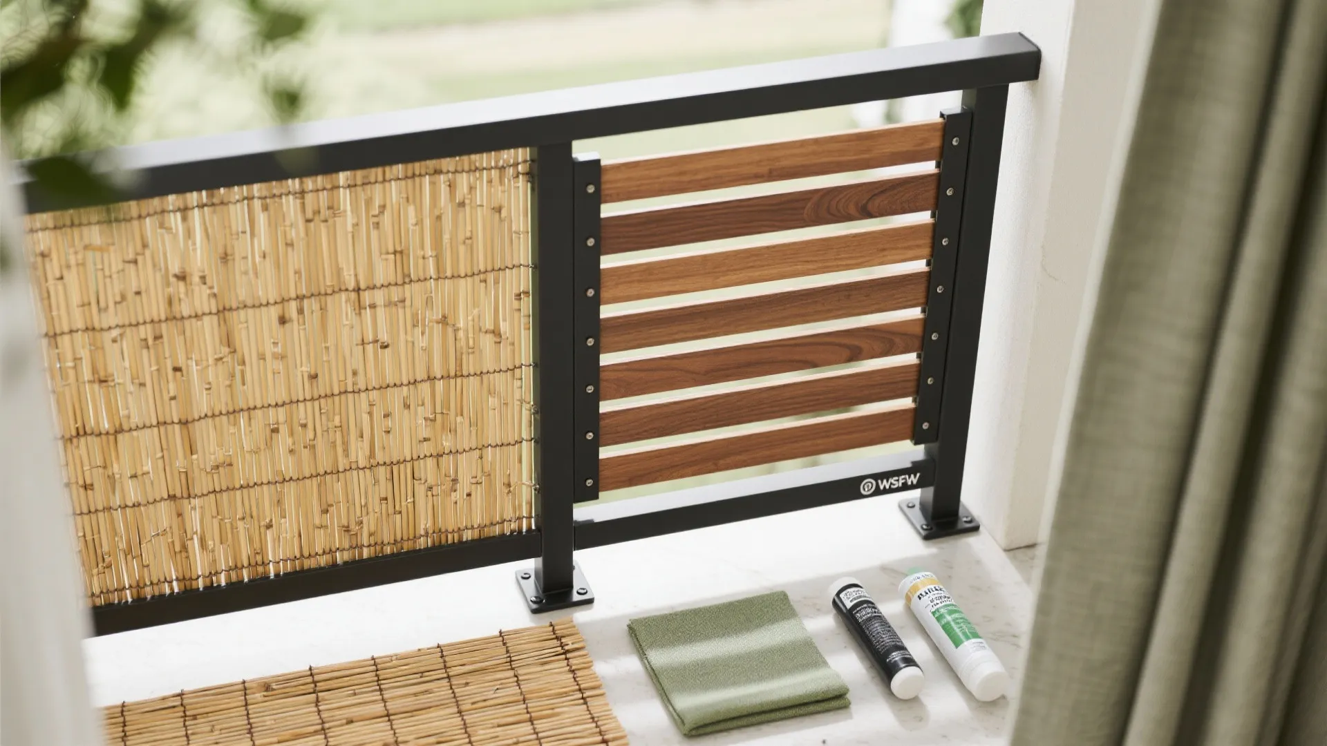 Privacy Screens With Textural Warmth