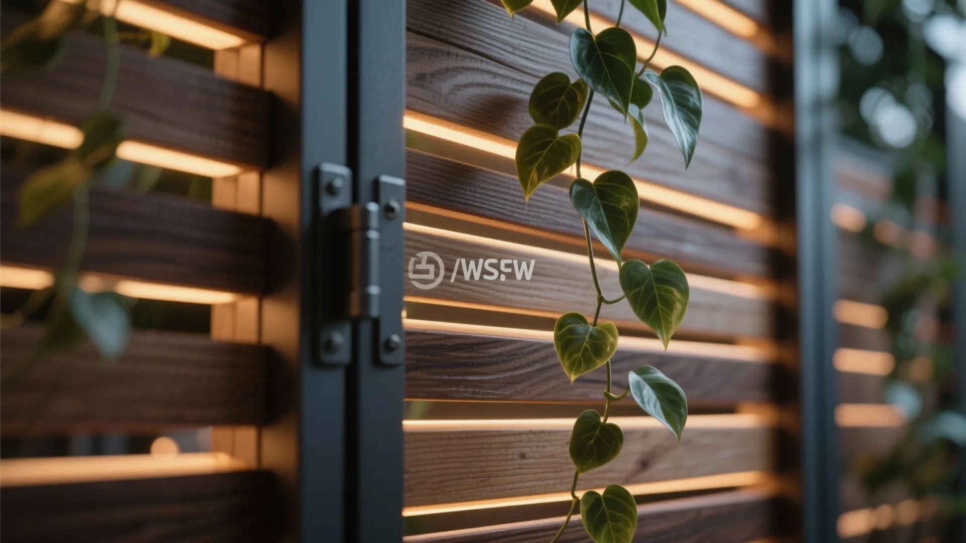 2) Layered Privacy: Screens, Greenery, and Light