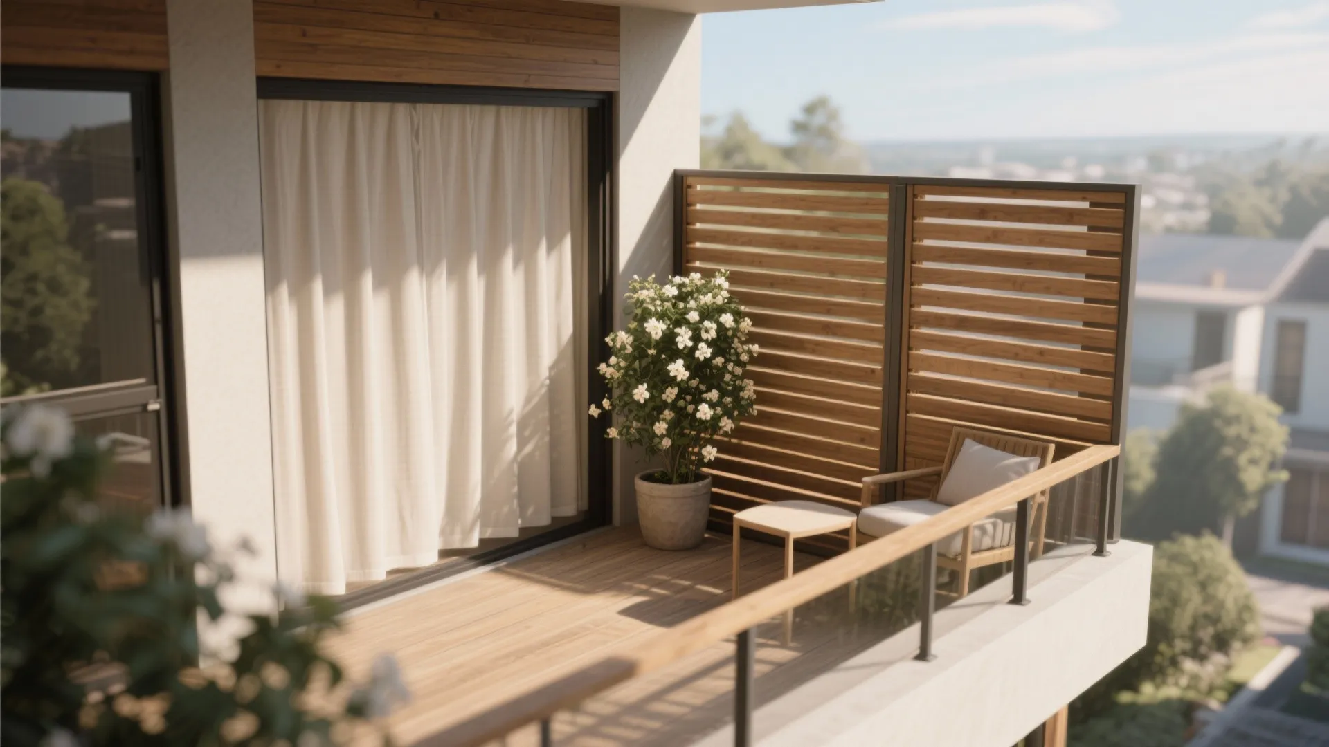 3) Privacy, Wind & Shade: Screens and Fabrics