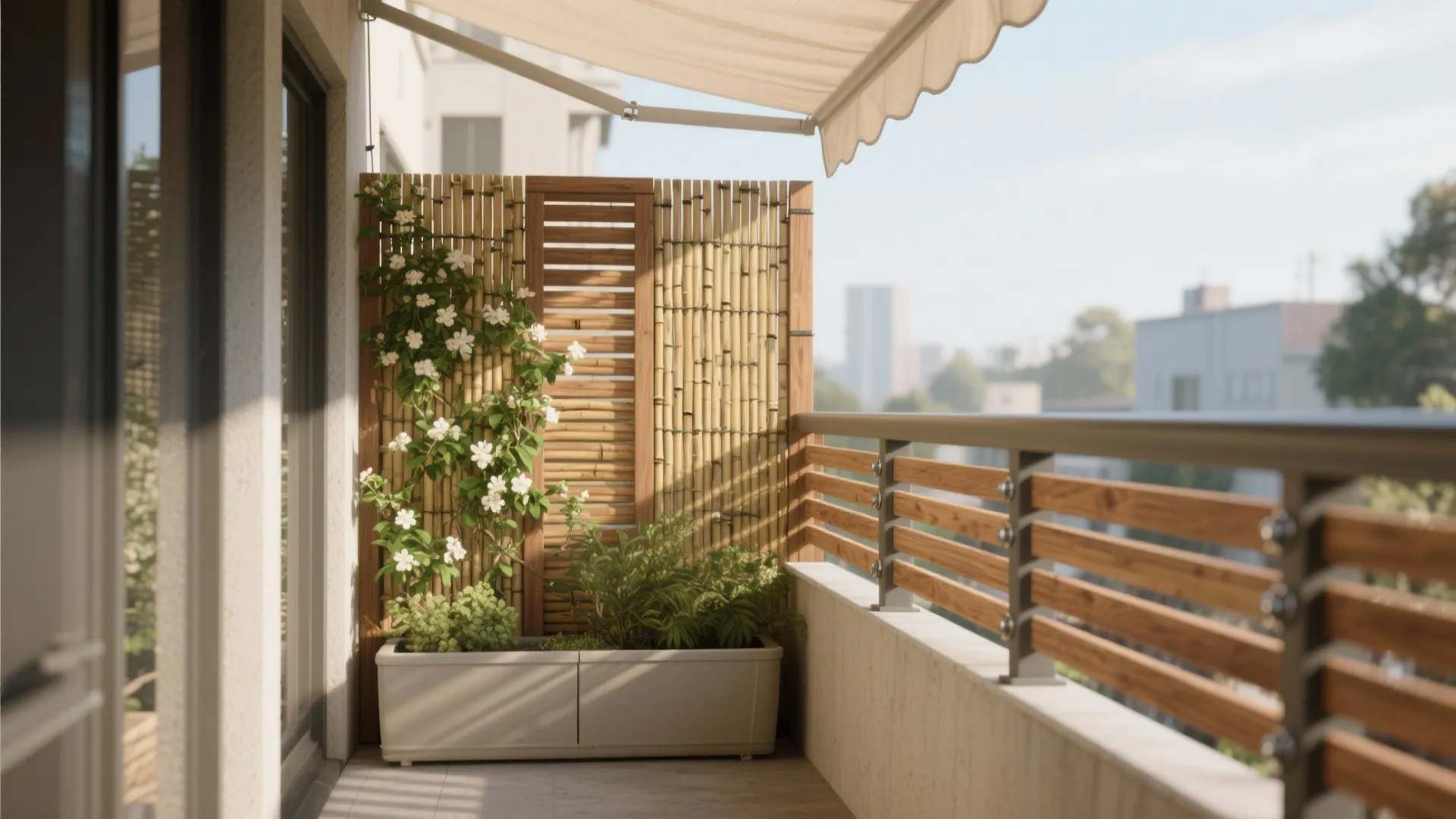 Privacy and Shade Without Bulk