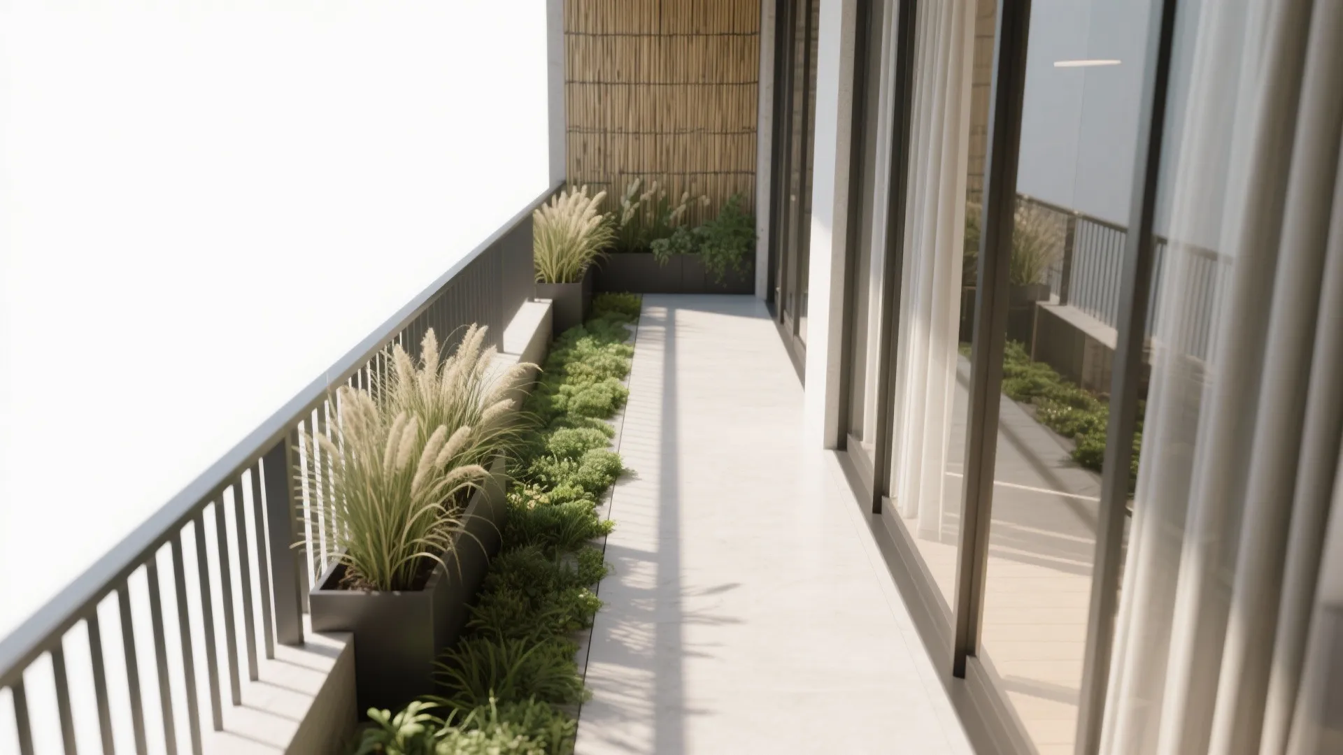 Micro Privacy: Screens, Sheers, and Planter Shields