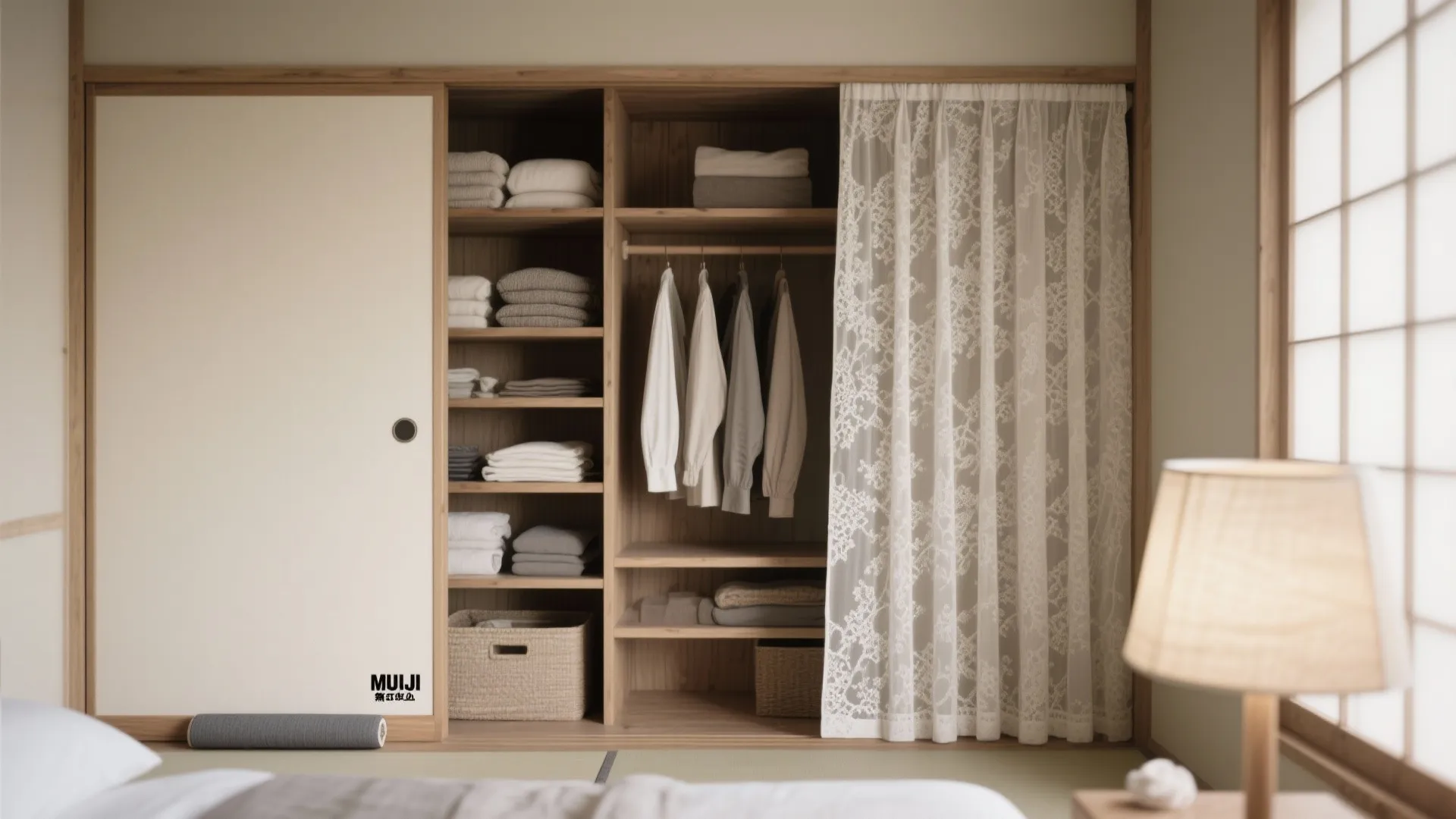 Tips 3: 個室の“音・光・収納”三点セットでストレスを減らす（收納技巧・日式風格）