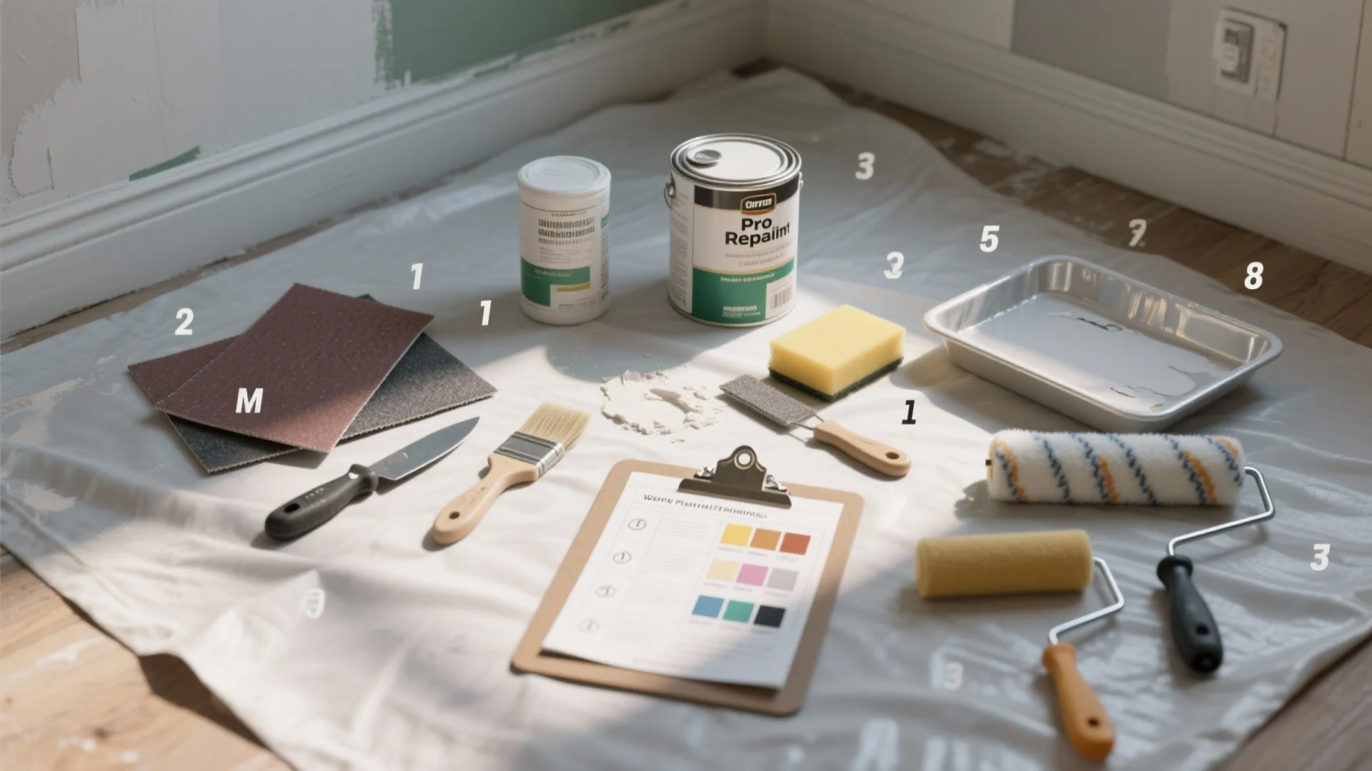 5. Sand, patch, prime, then paint — the pro workflow