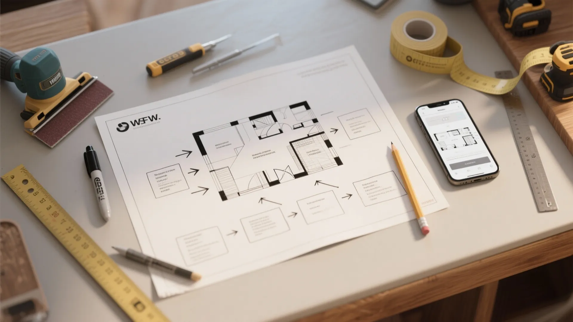 3. Map your process before you sand