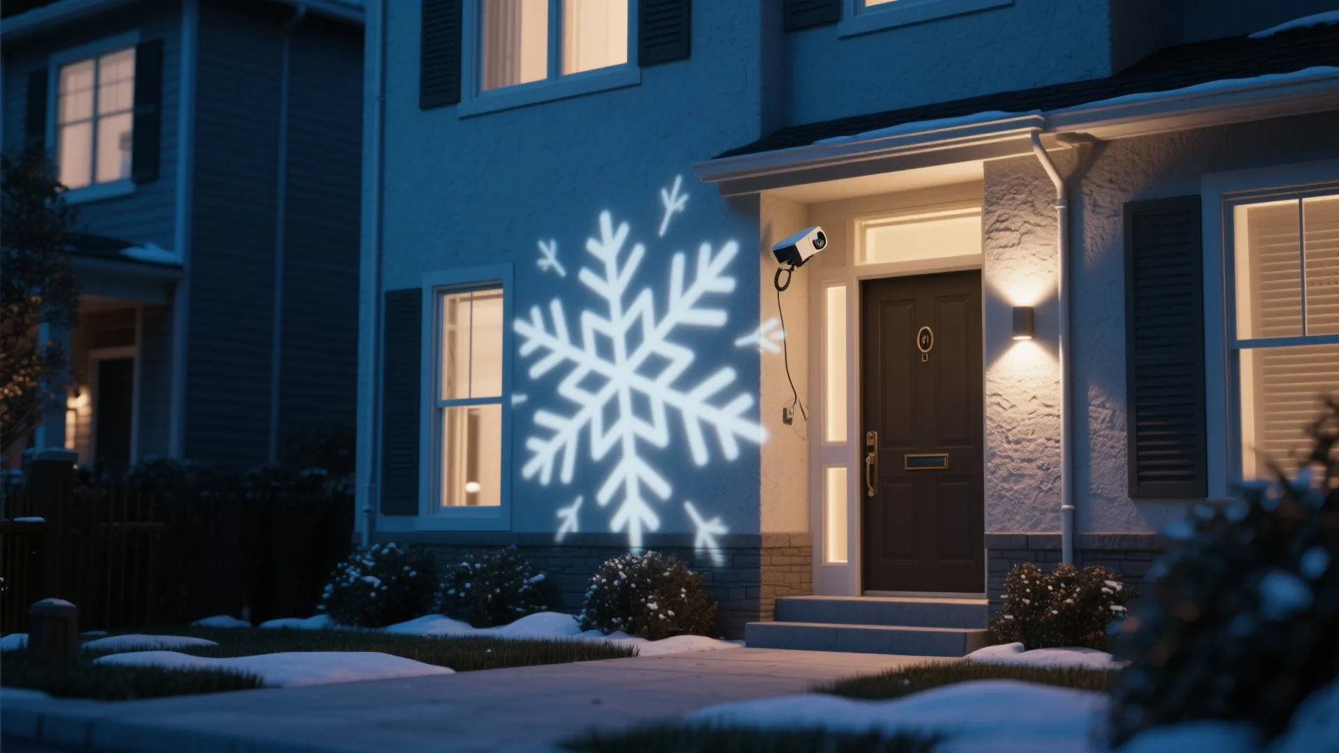 5. Projection accents plus subtle wall washes