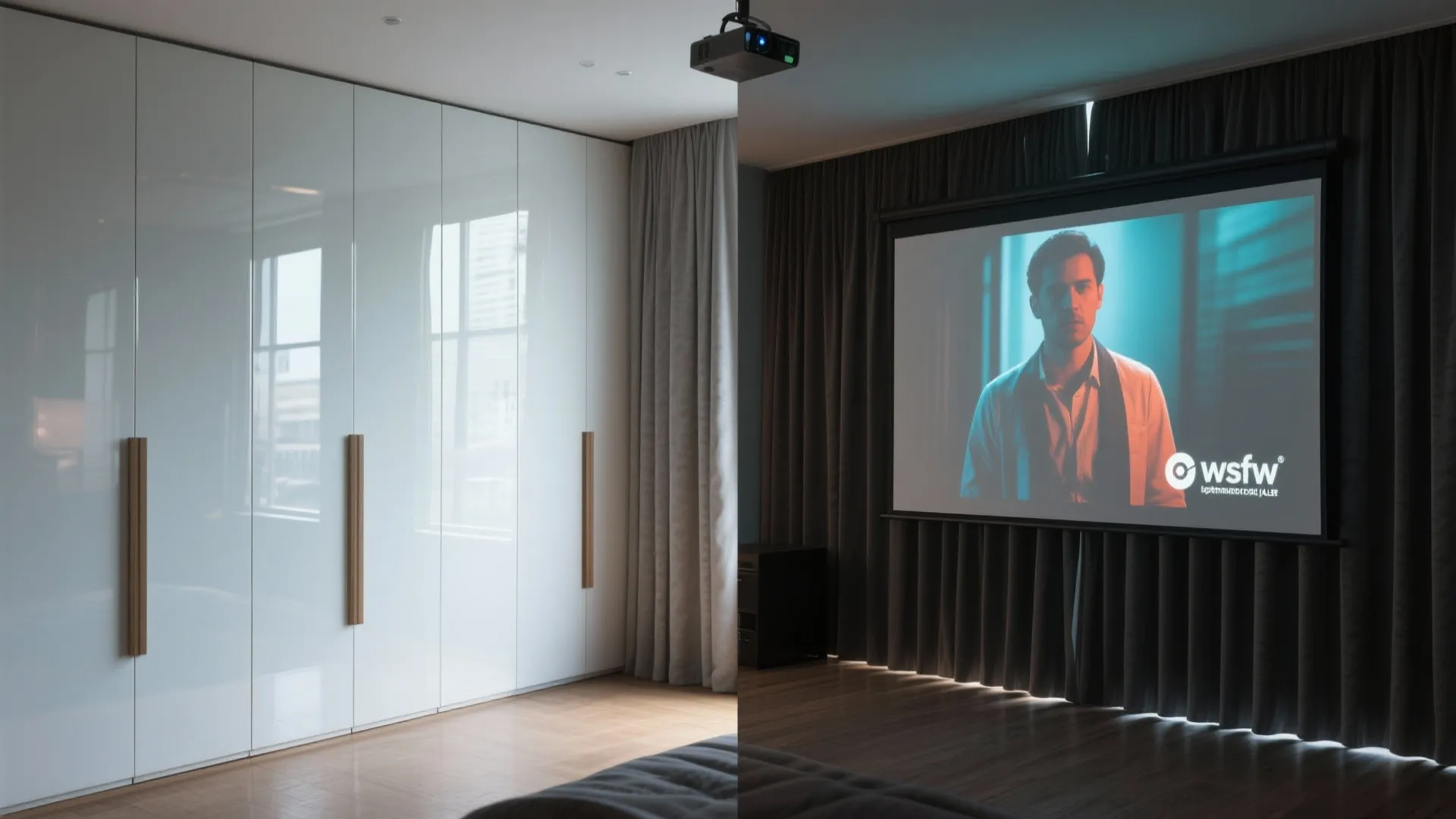 2. Embrace the projector — but control ambient light