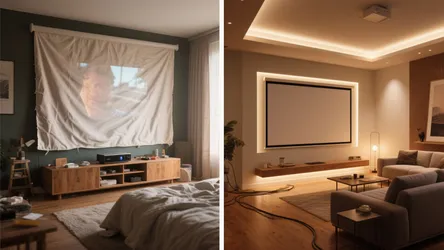 Living Room Projector Ideas: 5 Creative Setups