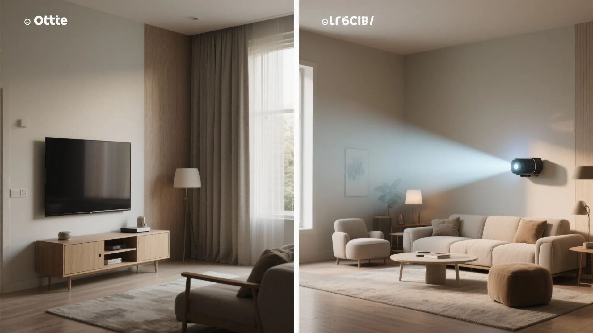 5. Consider a projector or slim display for flexible seating