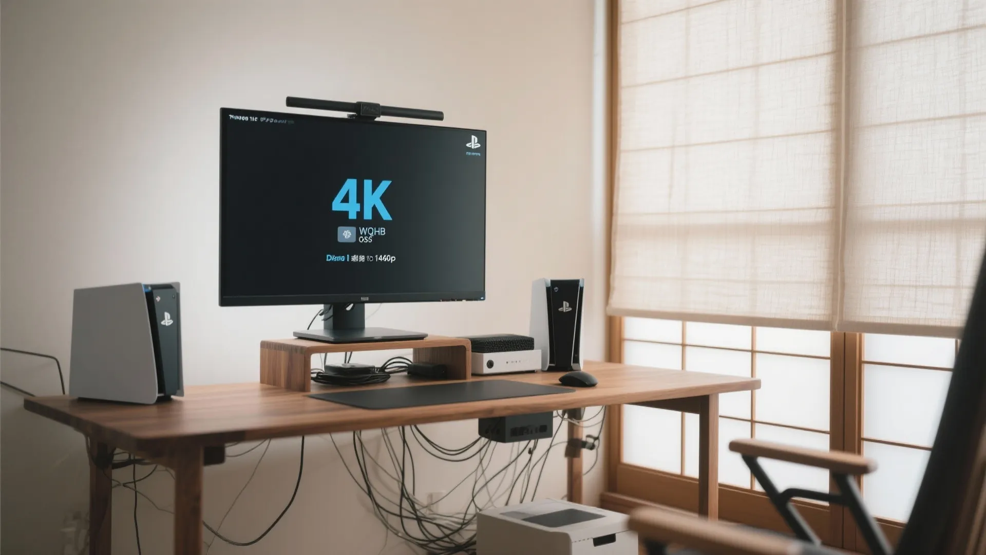 Tips 1: PS4 Proの出力は4K/1080p、モニター側でのスケーリングを味方にする