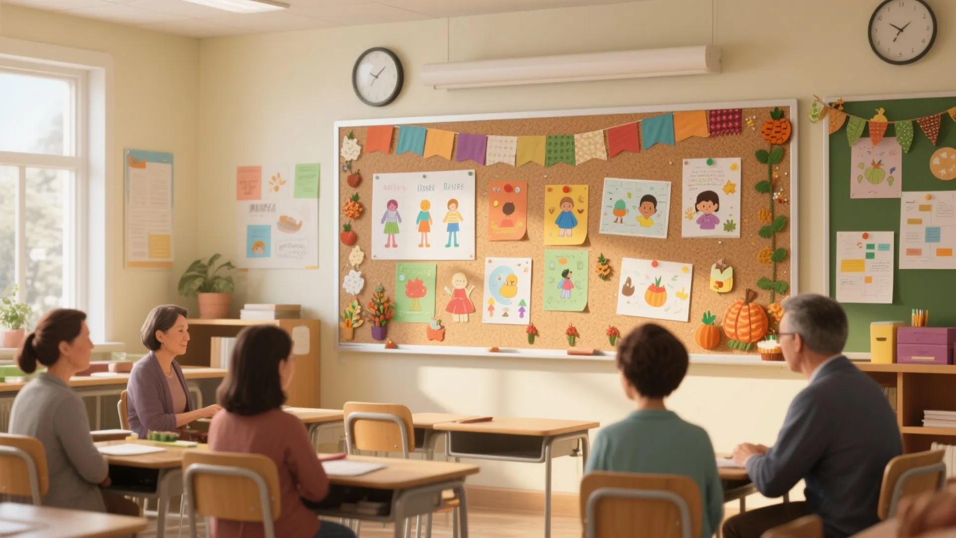 Soft Board Decoration Ideas for PTM That Engage and Impress: 1 Minute to Transform Your PTM Soft Board Into a Creative Masterpiece