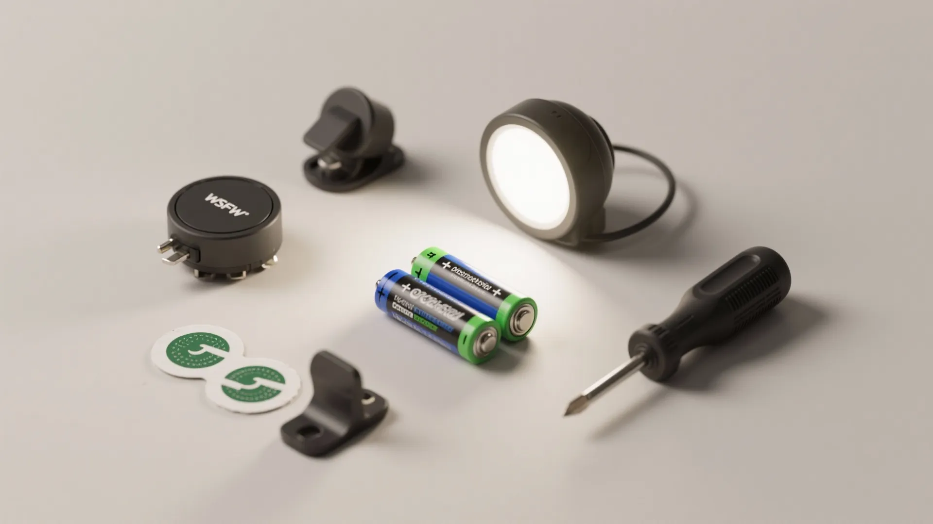 4. Battery-Powered Motion Puck Lights