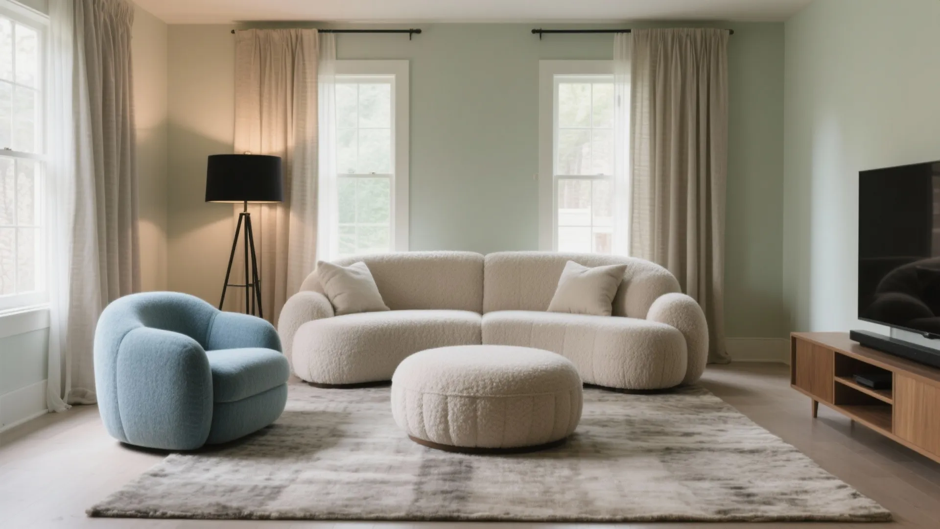 Puffy Designs for Living Room: Cozy Chic Ideas: Fast-Track Guide to Plush Comfort in 1 Minute