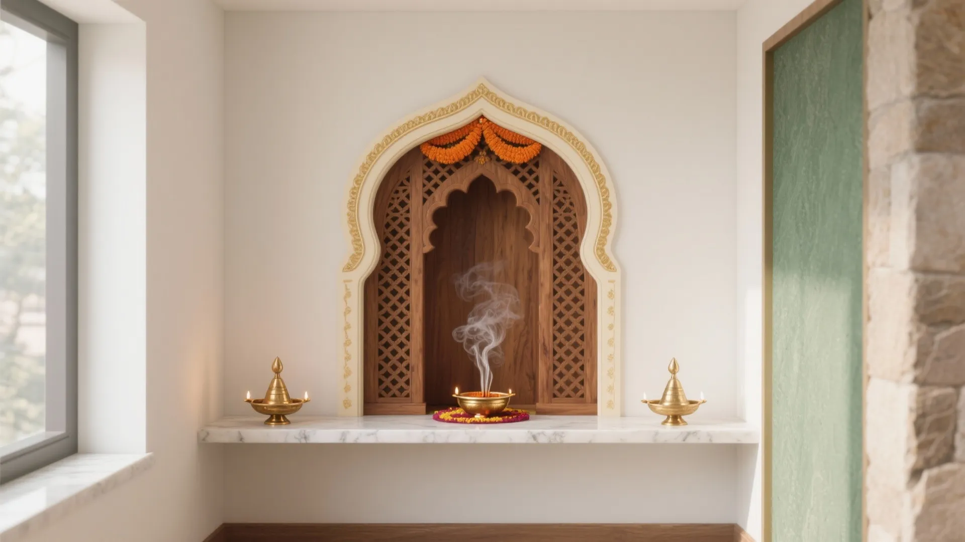 Best Color for Puja Room: 5 Designer-Backed Ideas: From soft whites to saffron accents, here are five calm, Vastu-friendly palettes I use to make tiny pooja corners feel luminous, sacred, and easy to live with.