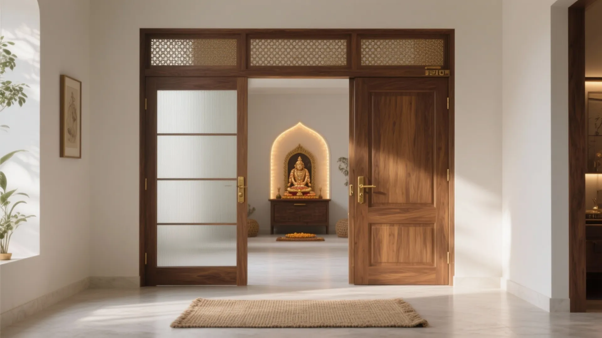 Puja Room Door Vastu: Optimize Your Sacred Space: Fast-Track Guide to Aligning Your Puja Room Door with Vastu in 1 Minute