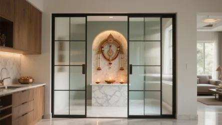 5 Puja Room Glass Door Design Ideas I Swear By