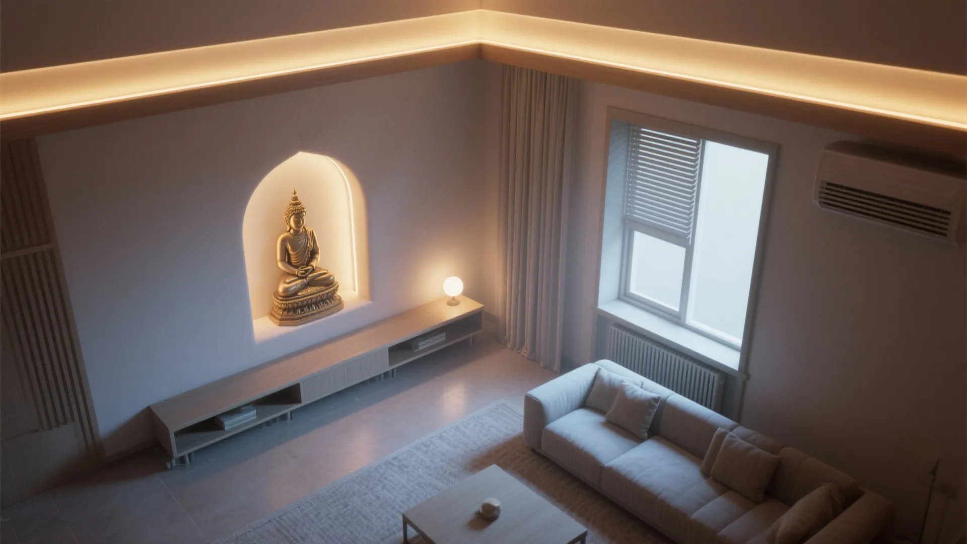 Layered Lighting and Ventilation for Calm Rituals