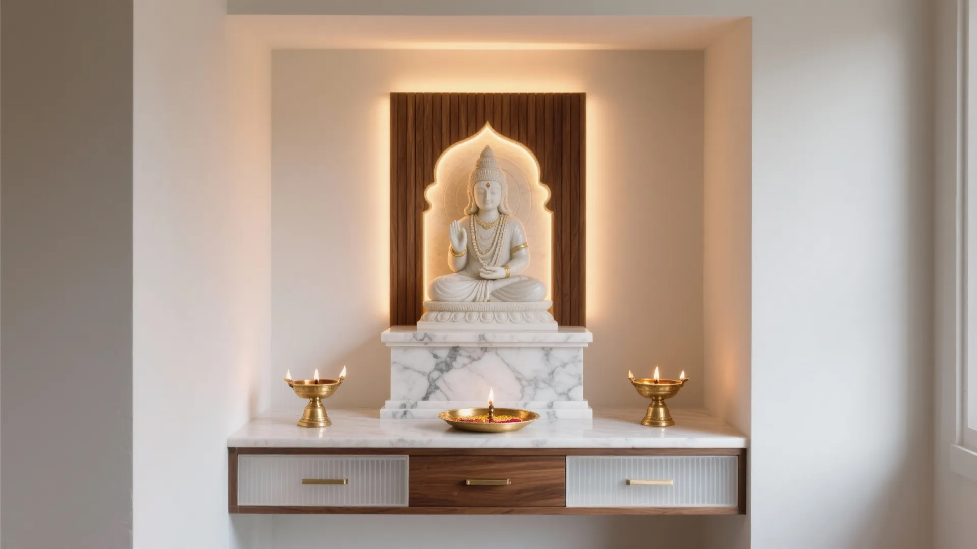 5 Puja Room Marble Design Ideas for Small Spaces: A senior interior designer’s playbook: serene stone palettes, practical storage, and warm details that make devotion-focused corners feel grand