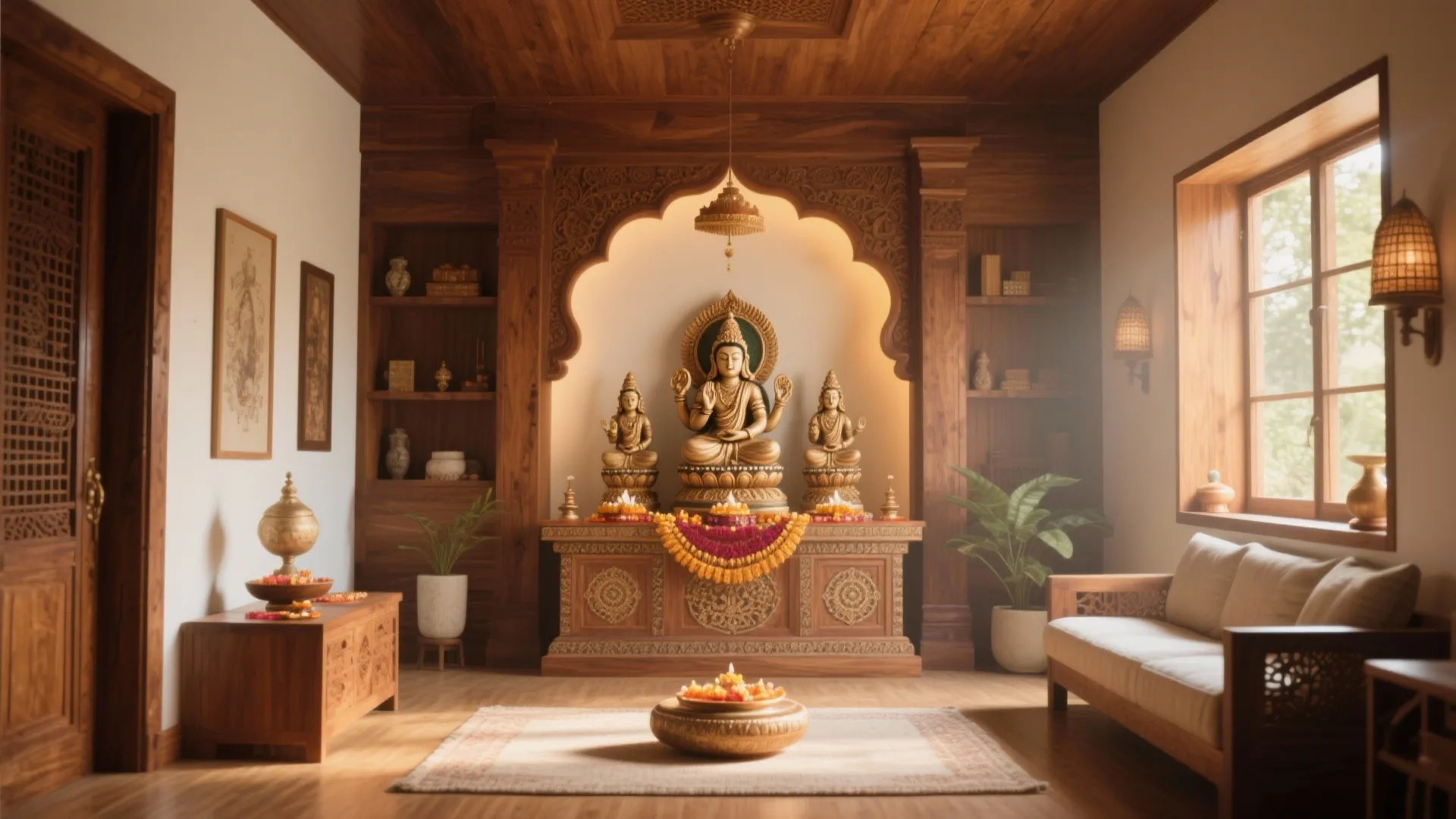 5 Puja Room Door Designs for Smart Small Spaces: Creative and Functional Ideas for Your Puja Room Entry