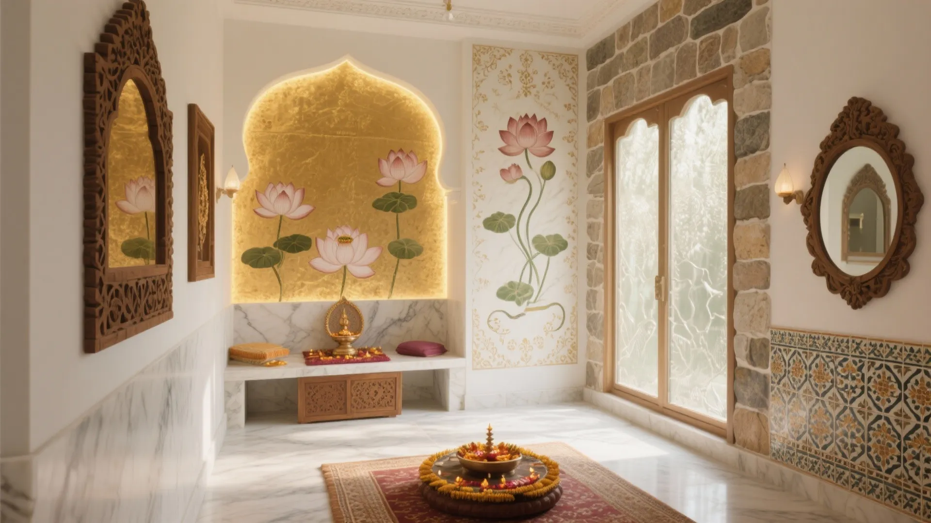 10 Puja Room Wall Designs That Inspire: My Favorite Ways to Style Puja Room Walls From Minimal to Ornate