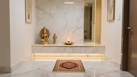 5 Puja Room Tiles Design Ideas That Transform Small Spaces