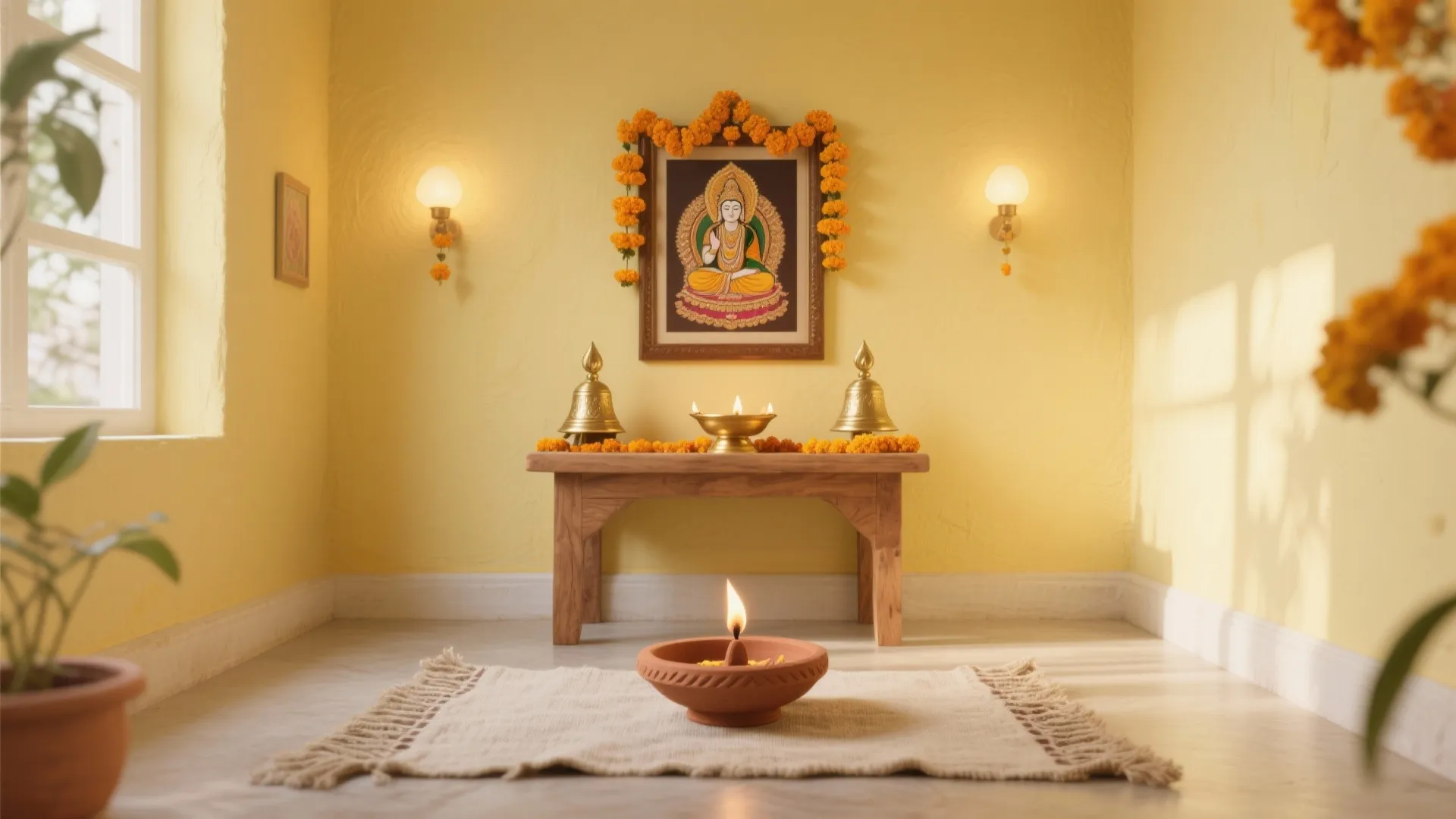 Gentle Yellows for Warmth and Auspiciousness