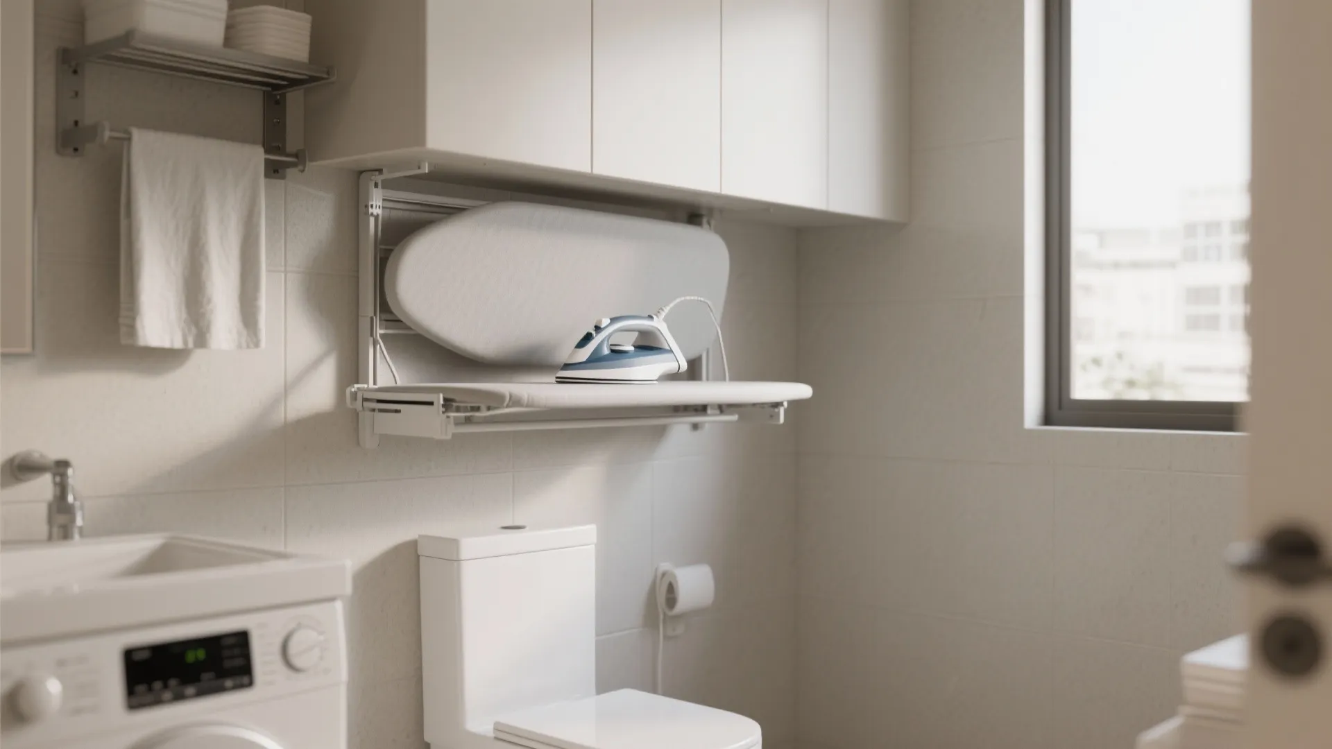 10. Pull-Down Ironing Board