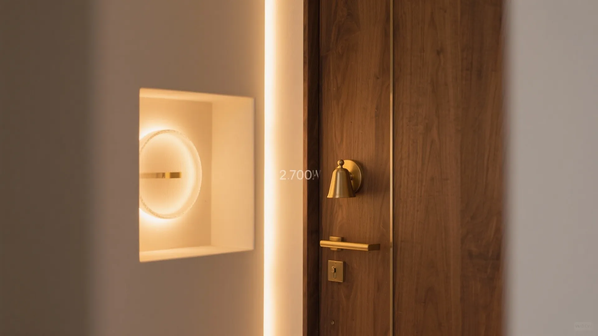Contemporary Pull with Soft Lighting at the Threshold