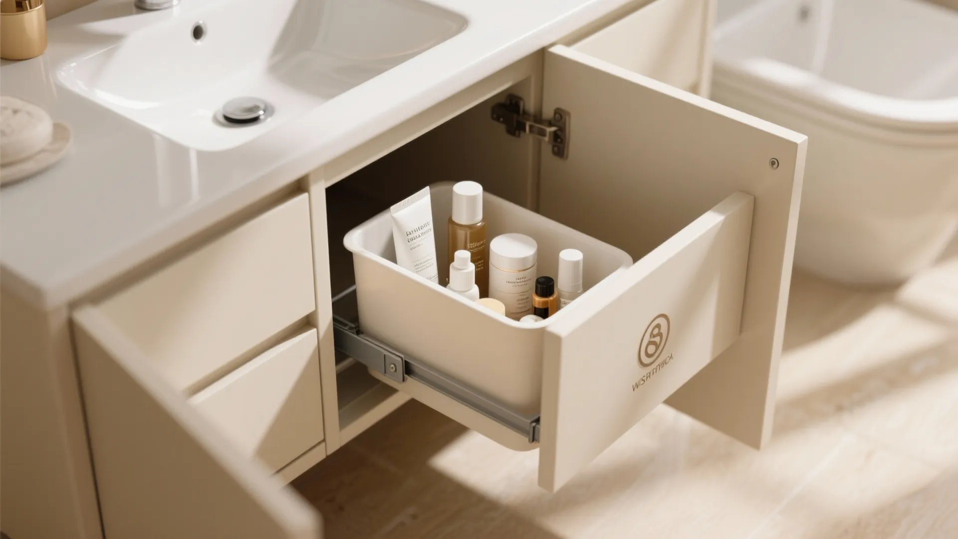 2. Pull-Out Bins for Daily Essentials