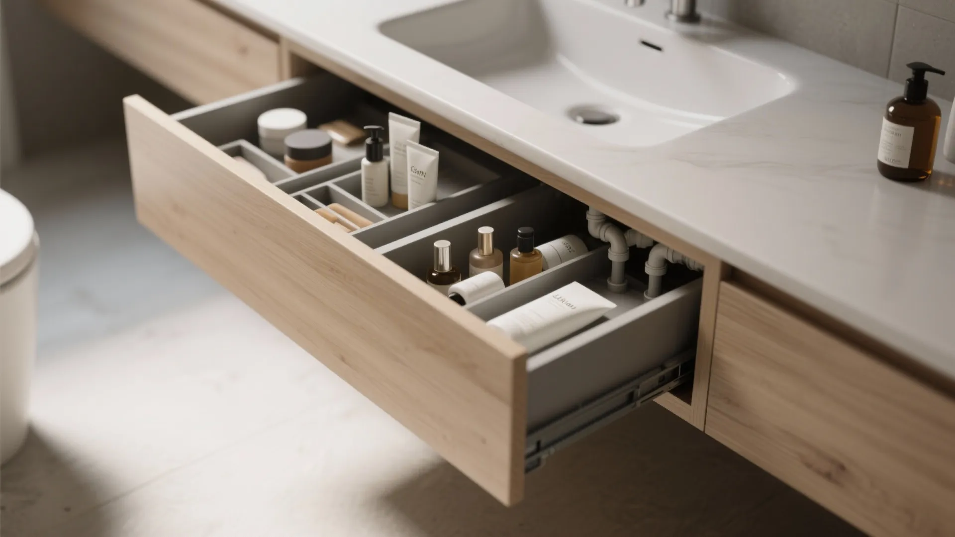 1. Pull-Out Drawers