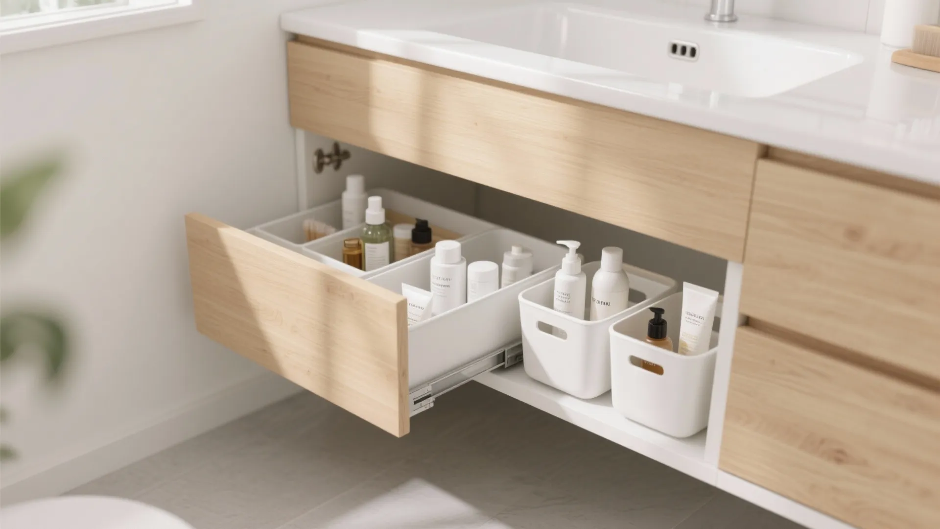 5. Pull-Out Sliding Bins