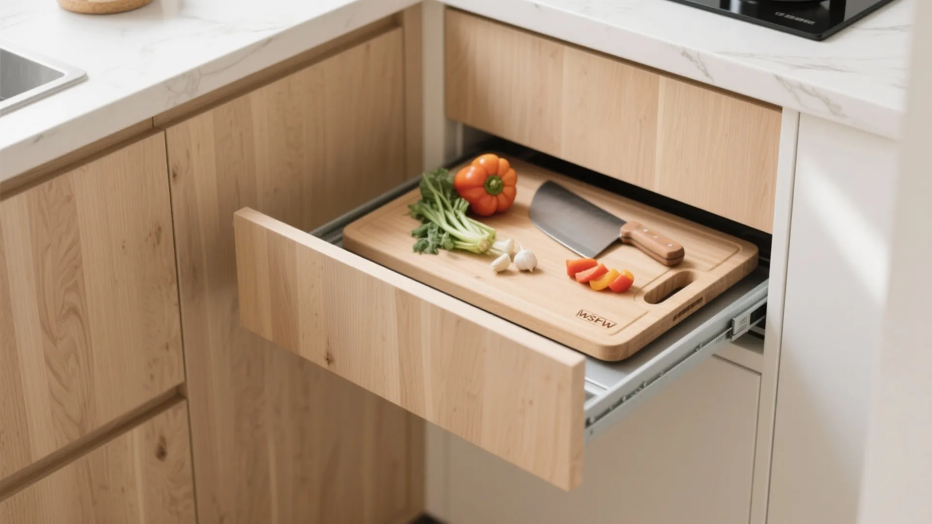 5. Pull-Out Chopping Boards