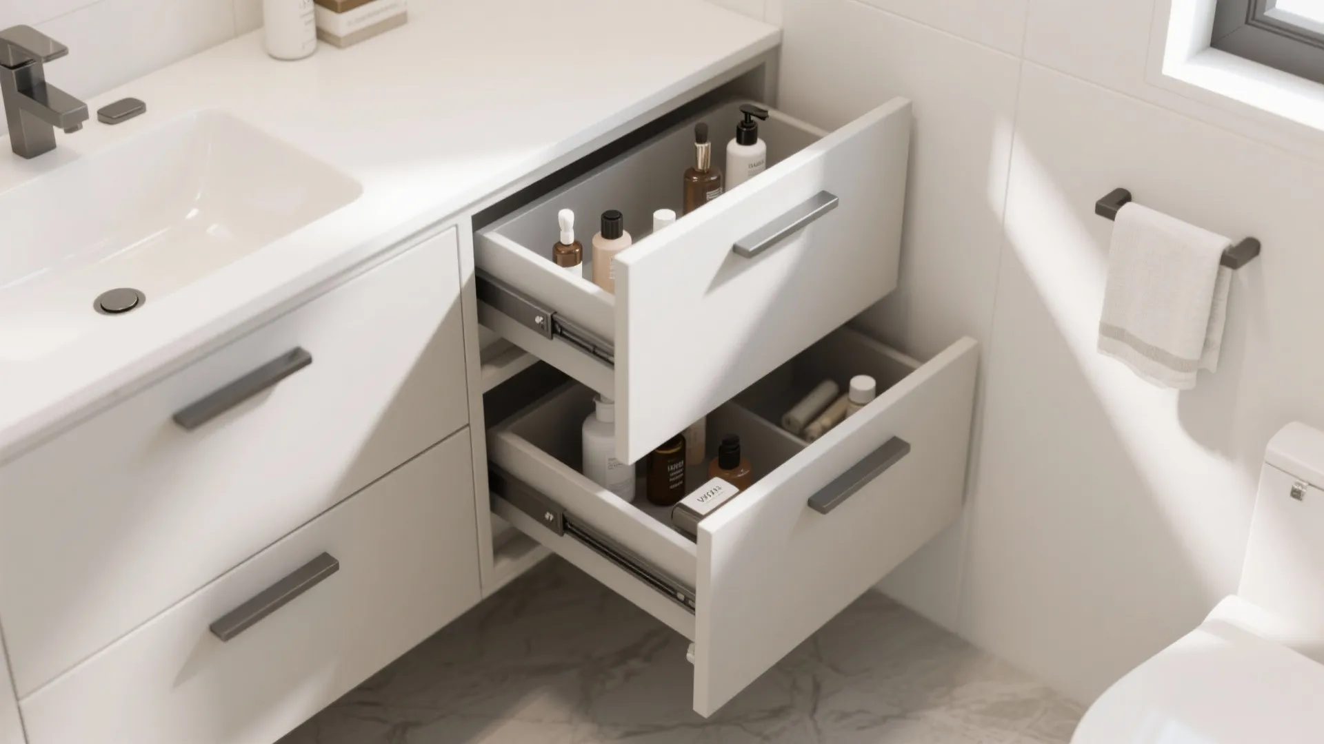 7. Pull-Out Corner Drawers