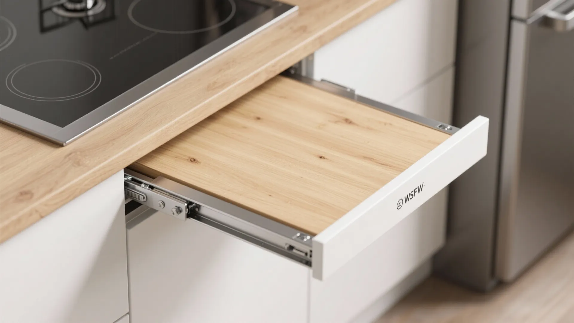 7. Island with Pull-out Counter