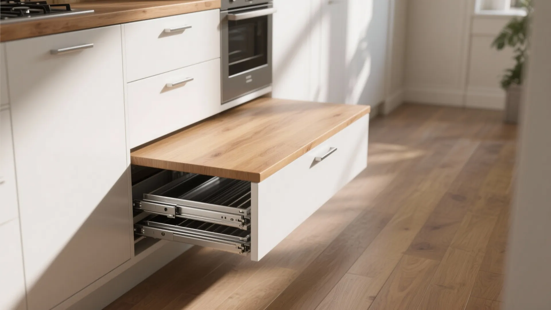 1. Pull-Out and Slide-Out Counters