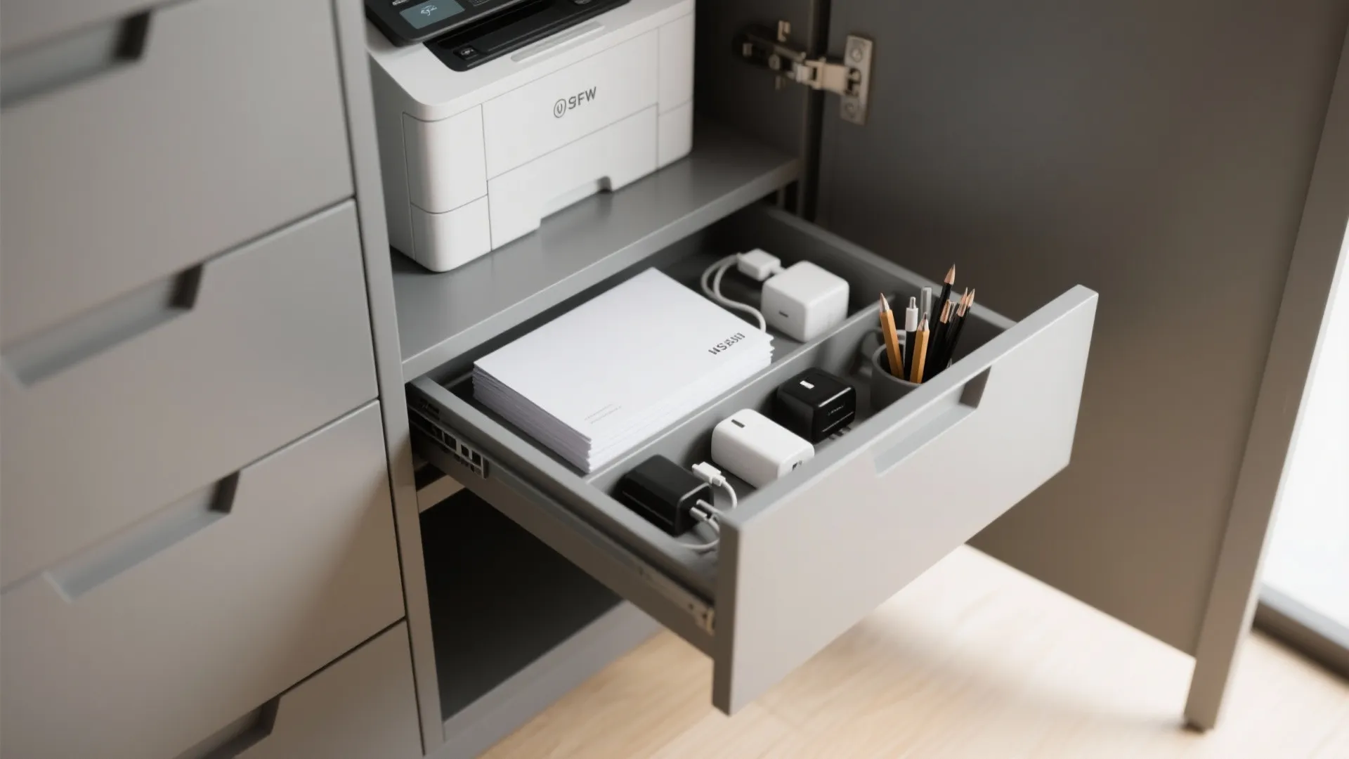 3. Add a Pull-Out Drawer System