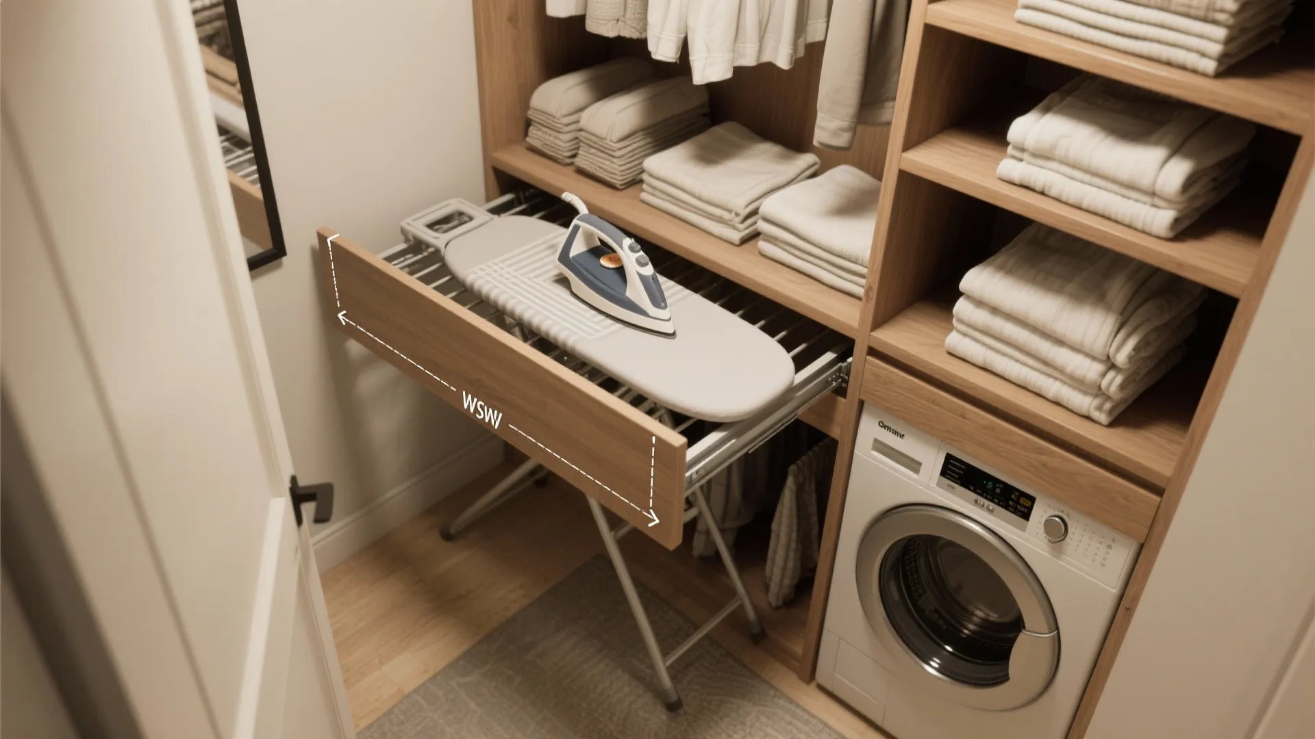 3. Use pull-out and fold-down surfaces
