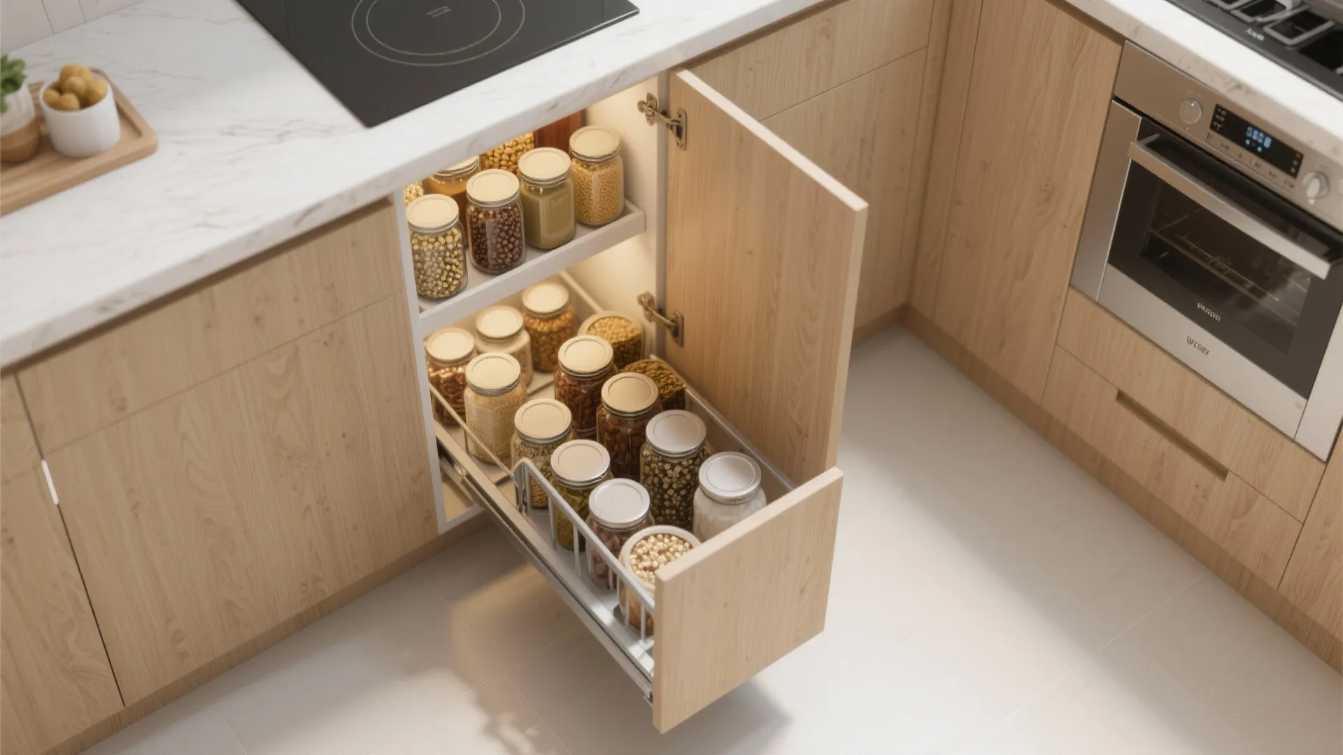 4. Pull-Out Pantry