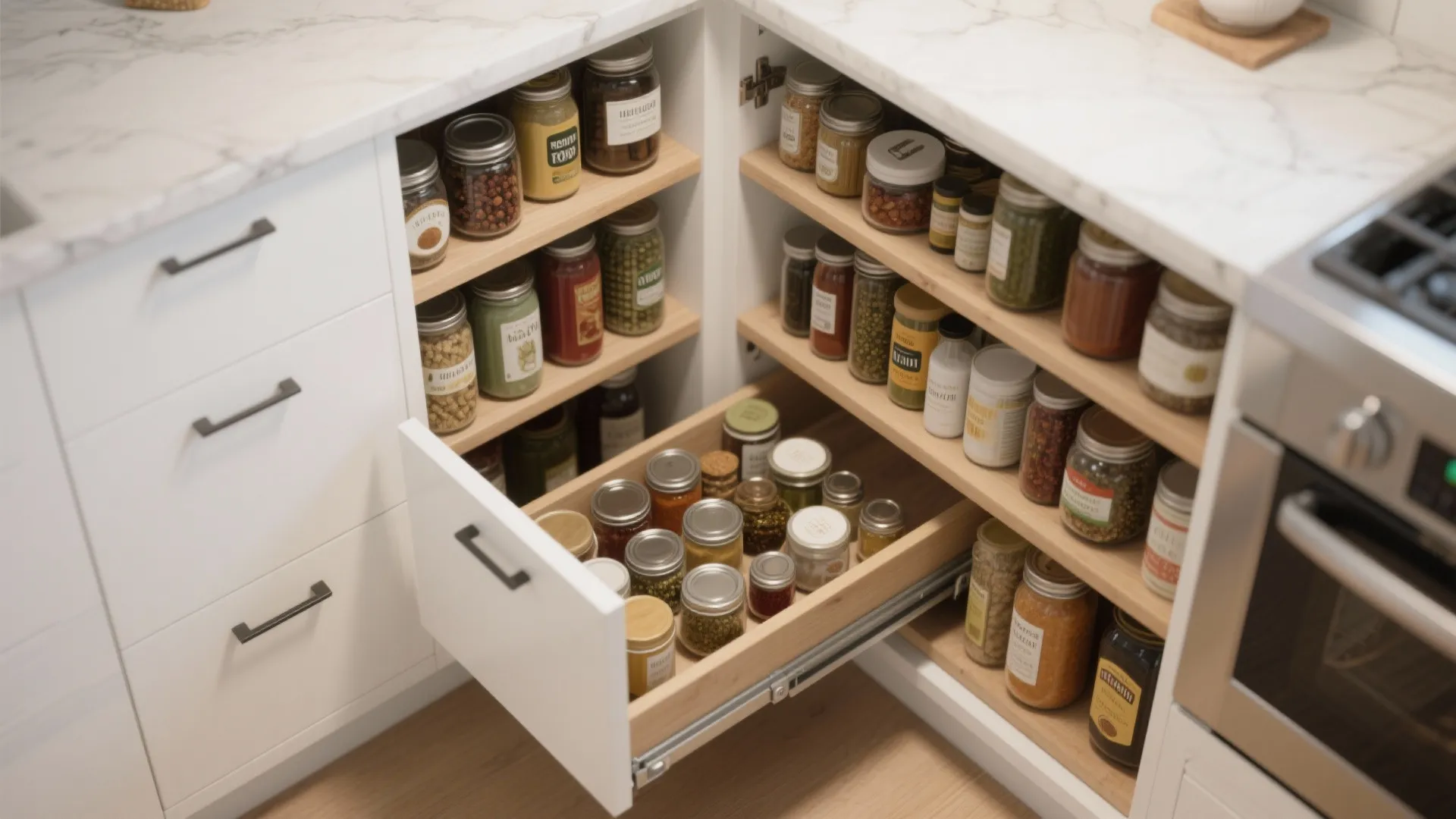 3. Pull-Out Pantry