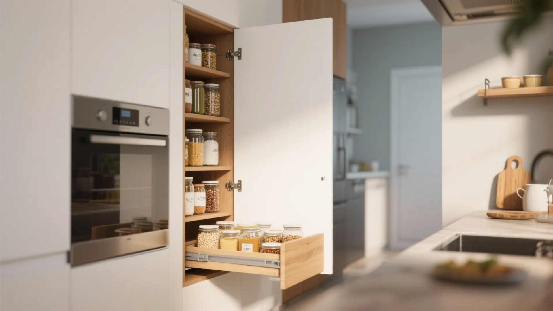8. Pull-Out Pantry