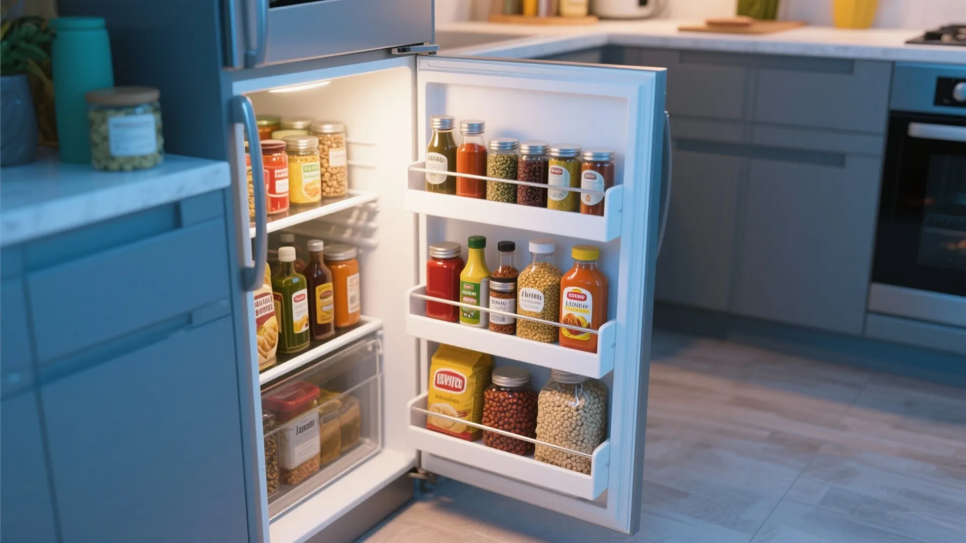 2. Pull-Out Pantry Units