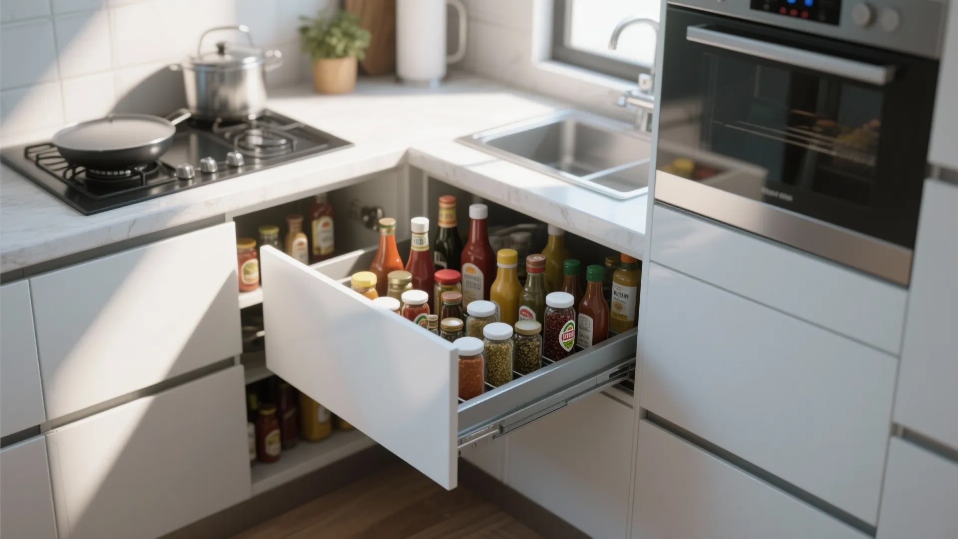 6. Pull-Out Pantry