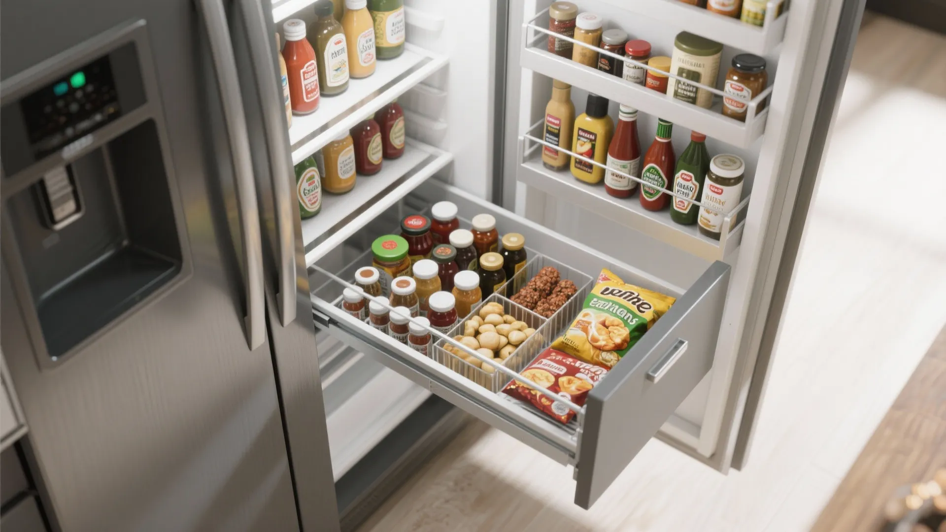 2. Install a pull-out pantry