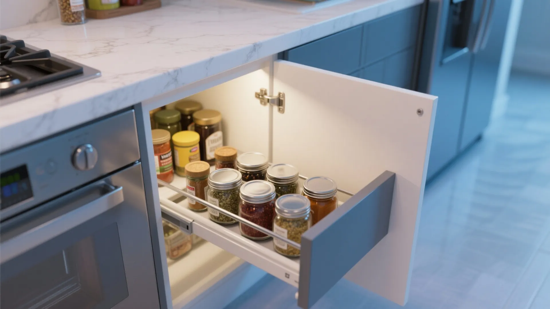 2. Pull-Out Pantry
