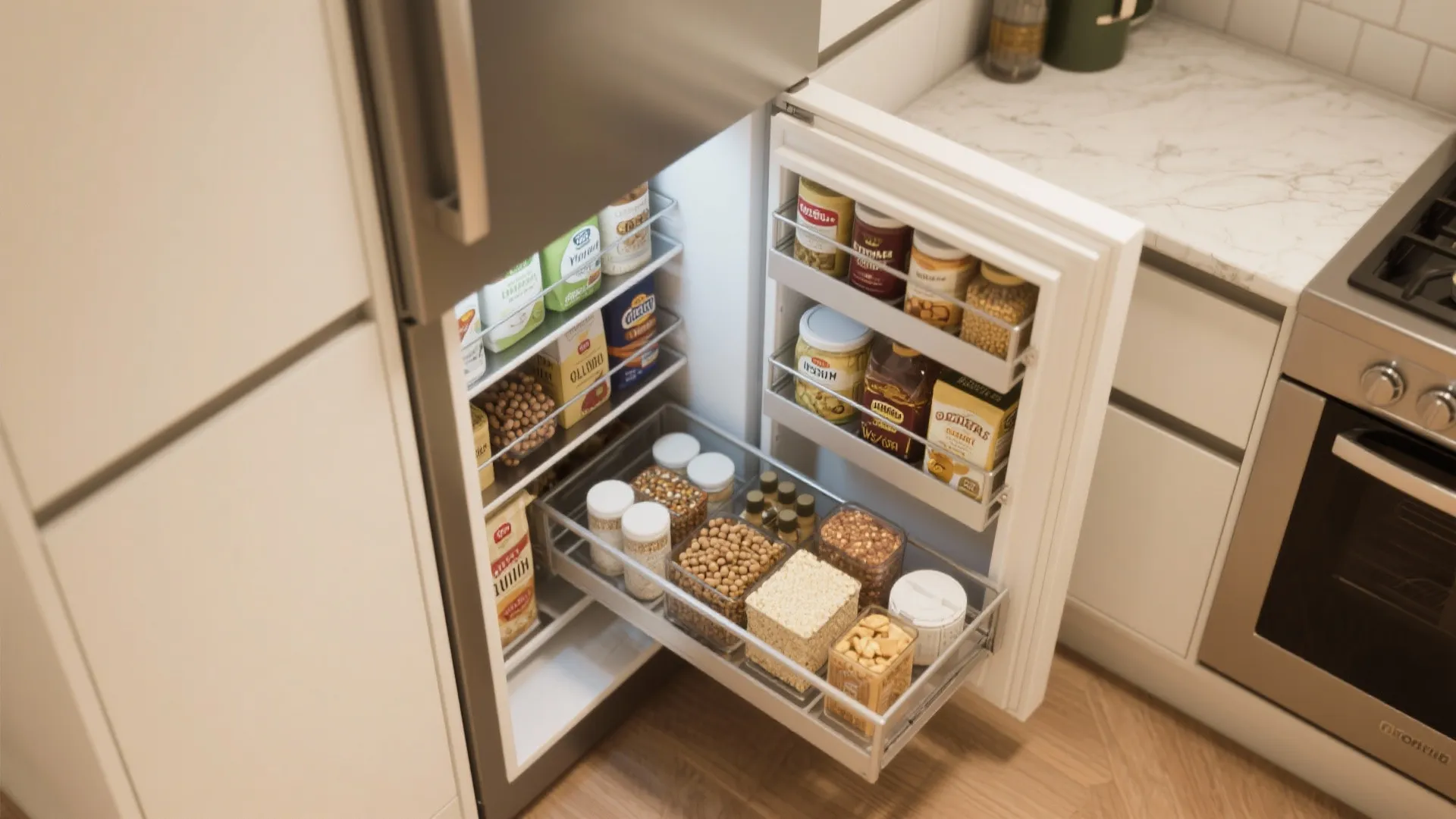 6. Pull-Out Pantry