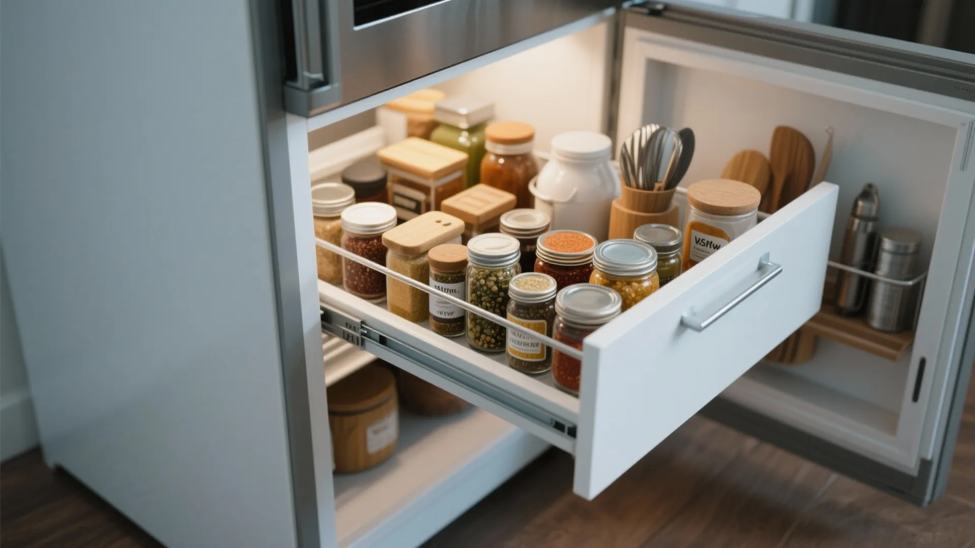 5. Pull-Out Pantry Solutions